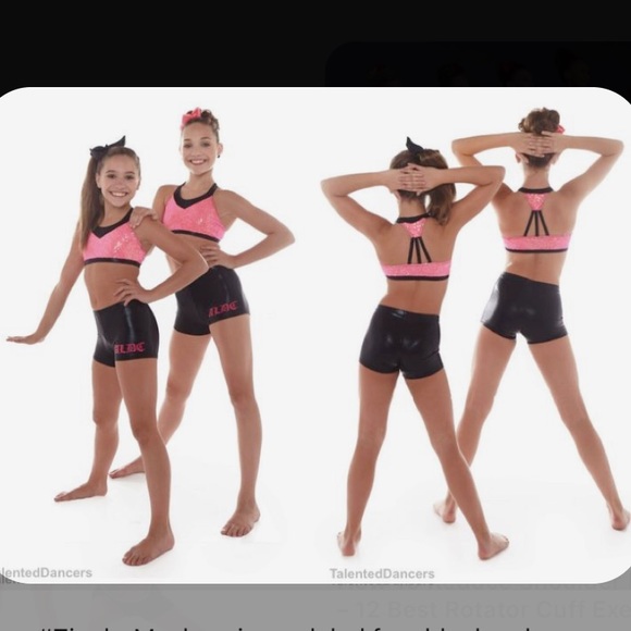 NWT Abby Lee Apparel Dance Set Dancemoms - Picture 5 of 7